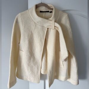 Vintage Cream Teddy Jacket